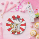 Lucky Cat B Papieren Bordje (Feest)