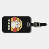 Lucky cat bagagelabel (Voorkant horizontaal)