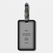 Lucky Cat Bagagelabel (Achterkant verticaal)