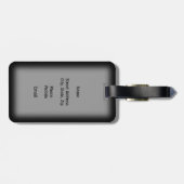 Lucky Cat Bagagelabel (Achterkant horizontaal)