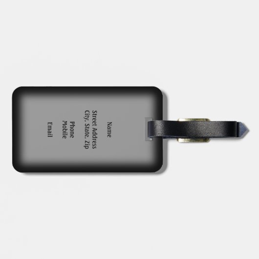 Lucky Cat Bagagelabel (Achterkant horizontaal)