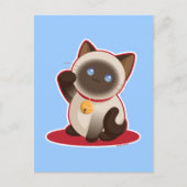 Lucky Cat Briefkaart (Voorkant)