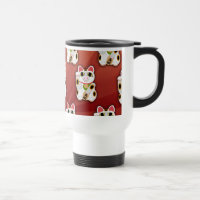 Lucky Cat Cartoon Fortune Pet Fun Pattern