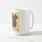 Lucky Cat Emi – Begging Pose Witch Cat Mug Koffiemok (Voorkant rechts)