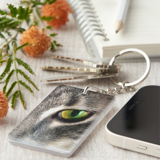 Lucky Cat Eye Sleutelhanger (Voorkant Rechts)