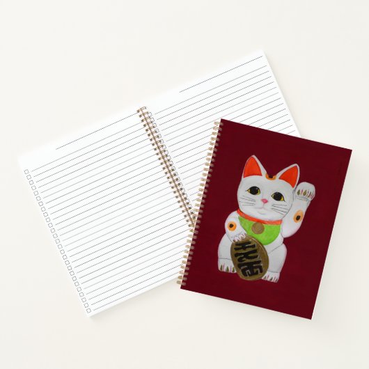 Lucky Cat Feng Shui Notitieboek Planner (Binnen)