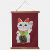 Lucky Cat Feng Shui Wall Hangend Wandkleed (Voorkant)
