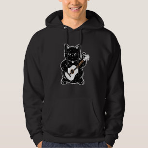 Lucky Cat Guitar Hoodie