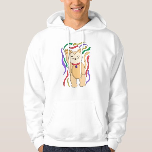 Lucky Cat Hoodie (Voorkant)