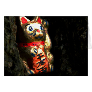 Lucky Cat in Bark