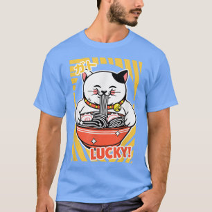 Lucky Cat Japanse Cute Kawaii Anime T-shirt