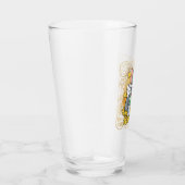 Lucky Cat Jerry met Gold Sycees Glas (Rechts)