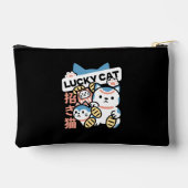 Lucky Cat Kunst – Maneki Neko met gouden munt Etui (Achterkant)
