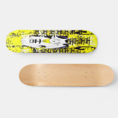 Lucky Cat-Maneki Neko - Becelling Persoonlijk Skateboard (Horizontaal)