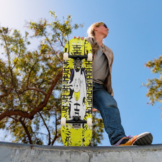 Lucky Cat-Maneki Neko - Becelling Persoonlijk Skateboard (Buiten 1)