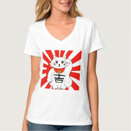 Lucky Cat-Maneki Neko - Becelling T-shirt