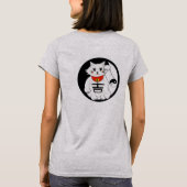 Lucky Cat-Maneki Neko - Beckoning. T-shirt (Achterkant)