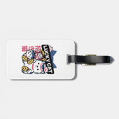 Lucky Cat Maneki Neko – Japanese Fortune Cat  Bagagelabel (Achterkant horizontaal)