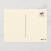 Lucky Cat Maneki Neko – Japanese Fortune Cat  Briefkaart (Achterkant)