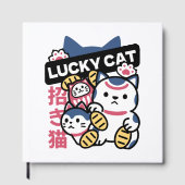 Lucky Cat Maneki Neko – Japanese Fortune Cat  Gastenboek (Voorkant)