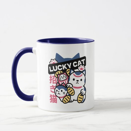 Lucky Cat Maneki Neko – Japanese Fortune Cat Mok (Links)