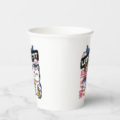 Lucky Cat Maneki Neko – Japanese Fortune Cat  Papieren Bekers (Rechts)