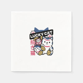 Lucky Cat Maneki Neko – Japanese Fortune Cat  Servet