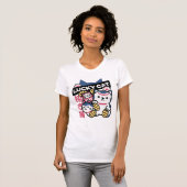 Lucky Cat Maneki Neko – Japanese Fortune Cat  T-shirt (Voorkant volledig)