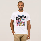 Lucky Cat Maneki Neko – Japanese Fortune Cat  T-shirt (Voorkant volledig)