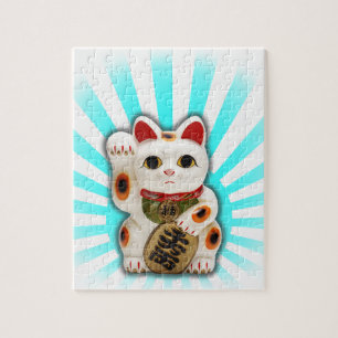 Lucky Cat (Maneki-neko) Legpuzzel