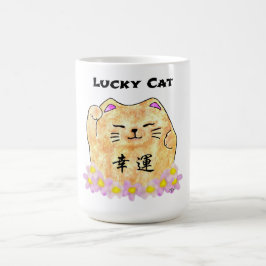 Lucky Cat (Maneki Neko) - "Lucky Cat" Koffiemok