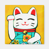 Lucky cat Maneki Neko Magneet (Voorkant)
