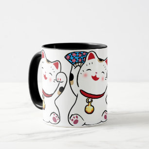 Lucky Cat Maneki Neko mok