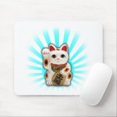 Lucky Cat (Maneki-neko) Muismat (Met muis)