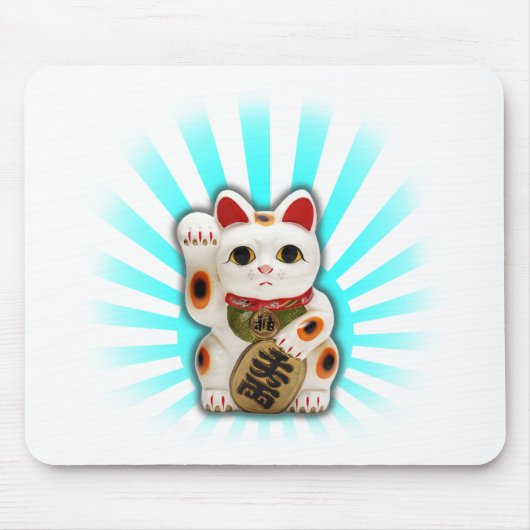 Lucky Cat (Maneki-neko) Muismat (Voorkant)