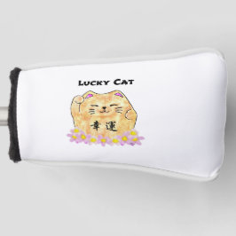 Lucky Cat (Maneki Neko) Putter Hoesje Golfheadcover