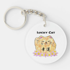Lucky Cat (Maneki Neko) Sleutelhanger
