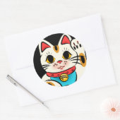 Lucky cat Maneki Neko stickers (Envelop)