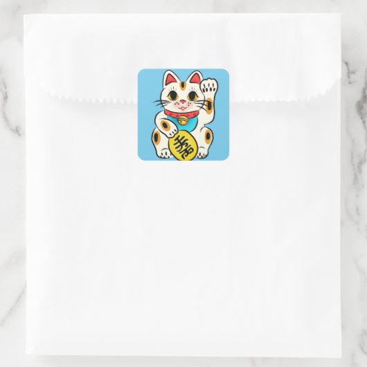 Lucky cat Maneki Neko stickers (Tas)