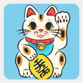 Lucky cat Maneki Neko stickers