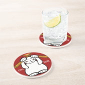 Lucky Cat-Maneki Neko - sushi. Onderzetters (Zijkant)