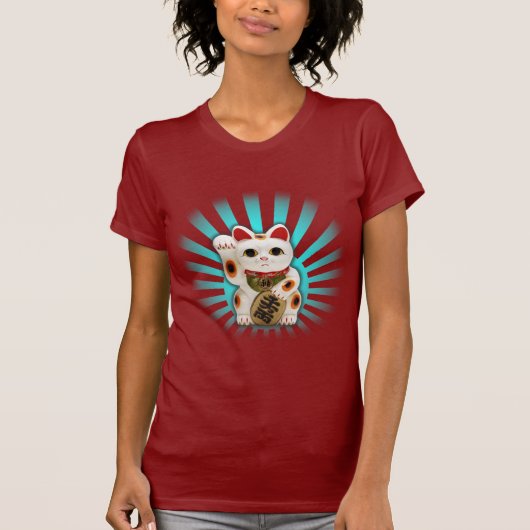 Lucky Cat (Maneki-neko) T-shirt (Voorkant)