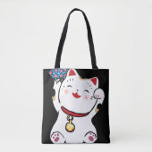 Lucky Cat Maneki Neko Tas (Voorkant)