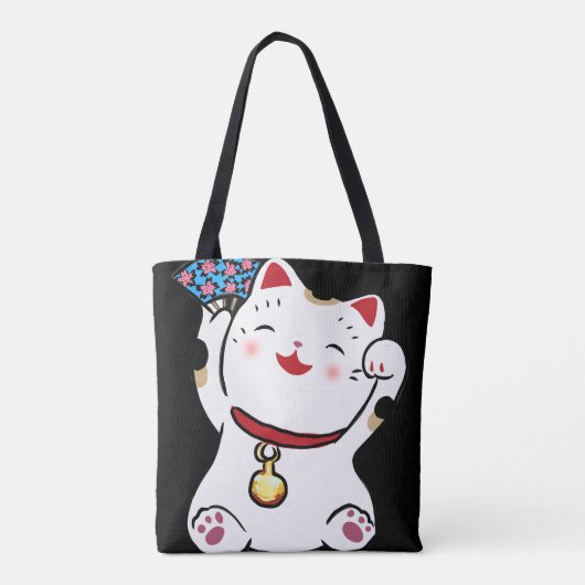 Lucky Cat Maneki Neko Tas (Achterkant)