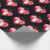 Lucky Cat met Liefde Cadeaupapier (Hoek)