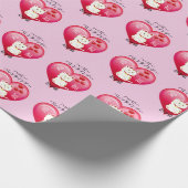 Lucky Cat met Love Cadeaupapier (Hoek)