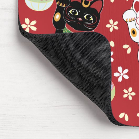 Lucky Cat Mousepad Muismat (Hoek)