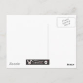 Lucky Cat. Ongelukkige vis Briefkaart (Achterkant)