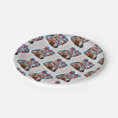 Lucky Cat Paper-Borden Papieren Bordje (Gekanteld)