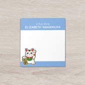 Lucky Cat Personalized Notitieblok